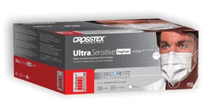 CROSSTEX SECUREFIT ULTRA SENSITIVE EARLOOP MASK