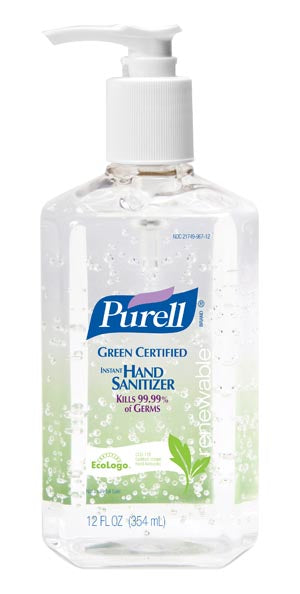 GOJO PURELL® GREEN CERTIFIED HAND SANITIZER