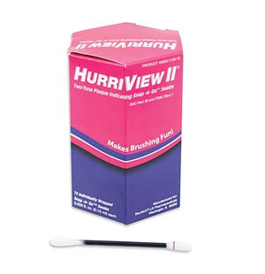 BEUTLICH HURRIVIEW II® TWO-TONE PLAQUE INDICATING SNAP -N- GO™ SWABS