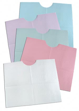 TIDI 3-PLY TISSUE/POLY CONTOUR BIB