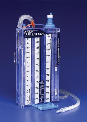 CARDINAL HEALTH ARGYLE SENTINEL SEAL CHEST DRAINAGE UNIT