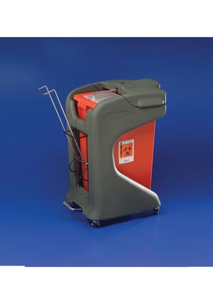 CARDINAL HEALTH SHARPSAFETY FOOT PEDAL CARTS & FLOOR BRACKETS