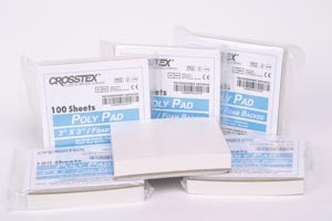CROSSTEX MIXING PADS - POLY COATED