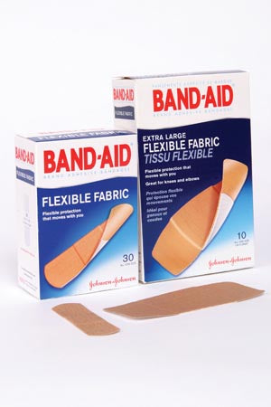 J&J BAND-AID® FLEXIBLE FABRIC ADHESIVE BANDAGES