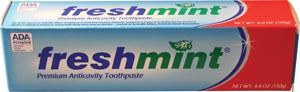 NEW WORLD IMPORTS FRESHMINT® ADA APPROVED PREMIUM TOOTHPASTE