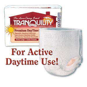 PRINCIPLE BUSINESS TRANQUILITY® PREMIUM DAYTIME™ DISPOSABLE ABSORBENT UNDERWEAR