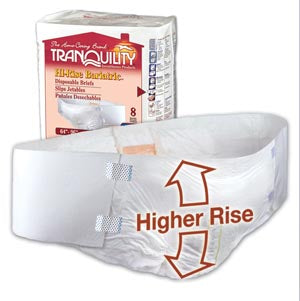 PRINCIPLE BUSINESS TRANQUILITY® HI-RISE™ BARIATRIC BRIEFS