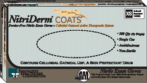 INNOVATIVE NITRIDERM® COATS™ POWDER-FREE NITRILE EXAM GLOVES