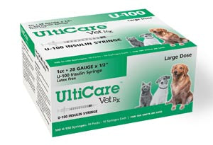 ULTIMED ULTRICARE VETRX DIABETES CARE INSULIN SYRINGES