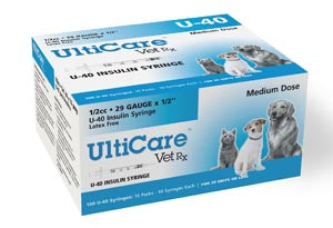 ULTIMED ULTRICARE VETRX DIABETES CARE INSULIN SYRINGES