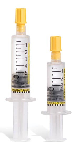 BD POSIFLUSH™ HEPARIN LOCK FLUSH SYRINGES