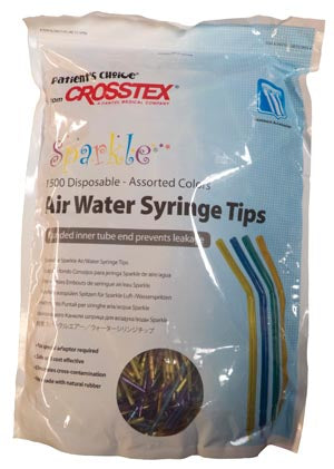 CROSSTEX SPARKLE™ DISPOSABLE AIR WATER SYRINGE TIPS