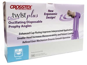 CROSSTEX TWIST® PLUS OSCILLATING DISPOSABLE PROPHY ANGLES