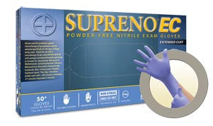 ANSELL MICROFLEX SUPRENO® EC POWDER-FREE EXTENDED CUFF NITRILE EXAM GLOVES