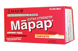 MAJOR ANALGESIC CAPLETS