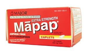 MAJOR ANALGESIC CAPLETS