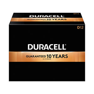 DURACELL® COPPERTOP® ALKALINE BATTERY WITH DURALOCK POWER PRESERVE™ TECHNOLOGY