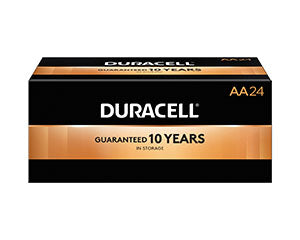 DURACELL® COPPERTOP® ALKALINE BATTERY WITH DURALOCK POWER PRESERVE™ TECHNOLOGY