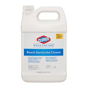 CLOROX HEALTHCARE BLEACH GERMICIDAL CLEANERS