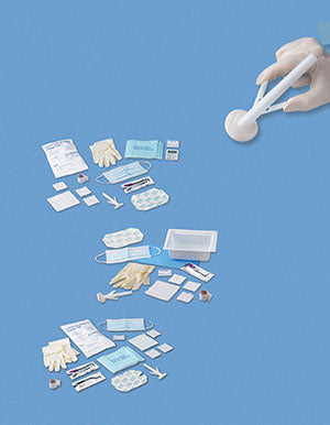 BUSSE CENTRAL LINE KIT WITH CHLORAPREP® ONE-STEP APPLICATOR & TEGADERM™ DRESSING