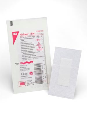 3M™ MEDIPORE™ +PAD SOFT CLOTH ADHESIVE WOUND DRESSING