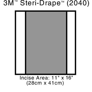 3M™ STERI-DRAPE™ 2 INCISE DRAPES