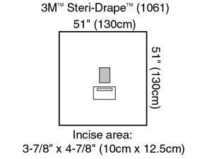 3M™ STERI-DRAPE™ OPHTHALMIC SURGICAL DRAPES