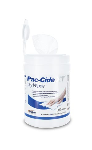 PACDENT PAC-CIDE XT™ DRY WIPES
