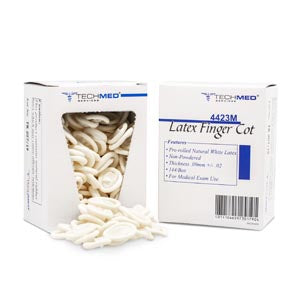 TECH-MED LATEX FINGER COTS