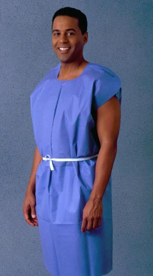 TIDI DEXTER CREPE EXTERIOR PATIENT CAPES & GOWNS