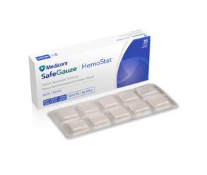 MEDICOM SAFEGAUZE® HEMOSTAT™ TOPICAL HEMOSTATIC DRESSING